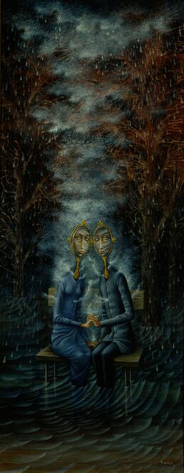 Crédito. Los amantes. Remedios Varo