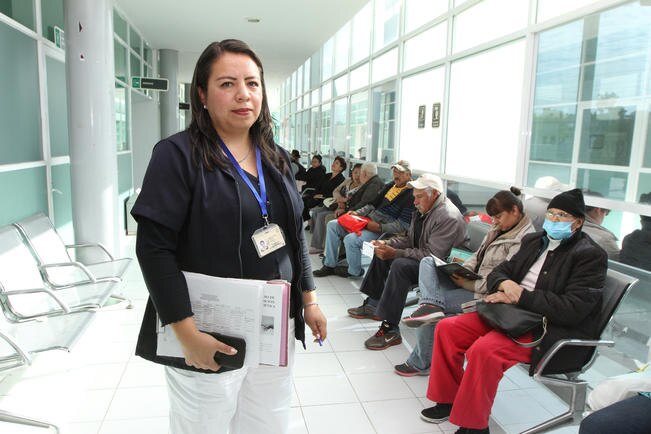 Cristina lleva un año en la Unidad Médica de Atención Ambulatoria (CÉSAR GÓMEZ. EL UNIVERSAL)