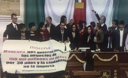 Arman gresca en la ALDF; reclamos, jalón de cabellos y golpes...