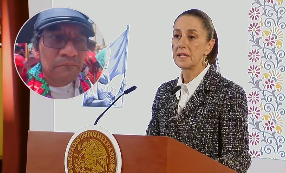 La Presidenta lamentó la muerte del párroco Marcelo Pérez Pérez, asesinado el domingo 20 de octubre en San Cristóbal de las Casas. Foto: captura de pantallla