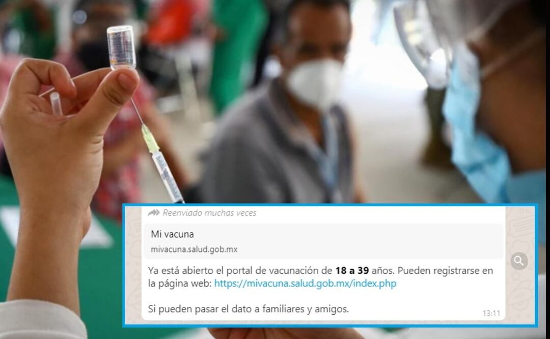 ¿Mayores de 18 años ya se pueden registrar para vacunación contra Covid-19?