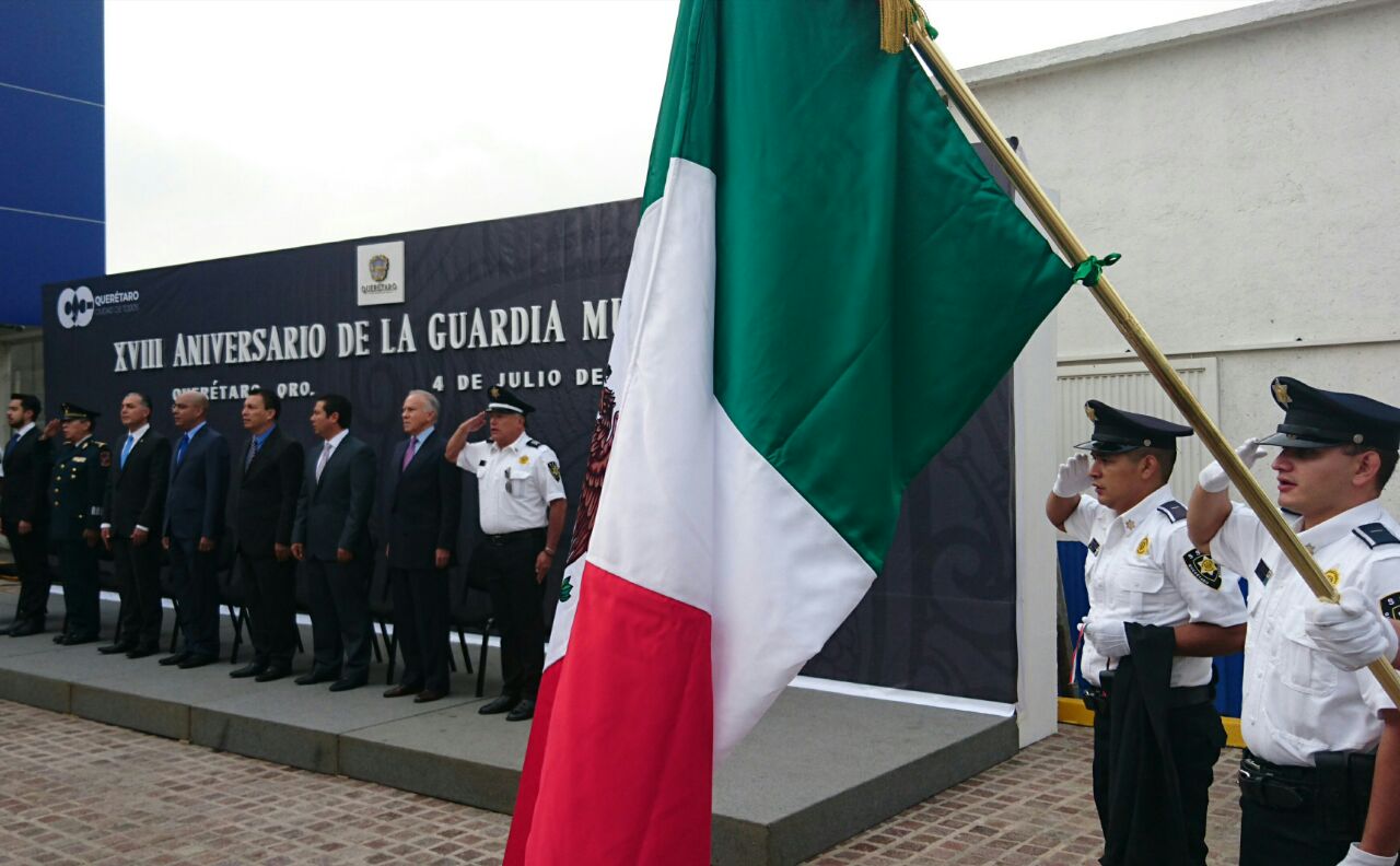 Celebran aniversario de la Guardia Municipal