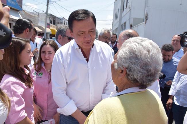 Durante su visita al estado de Querétaro, el ex secretario de Gobernación negó la alianza con López Obrador./ Foto: Especial