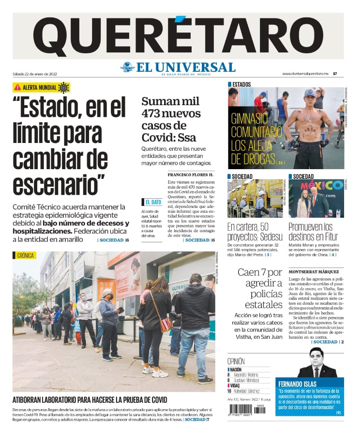 Portada 22 de enero de 2022