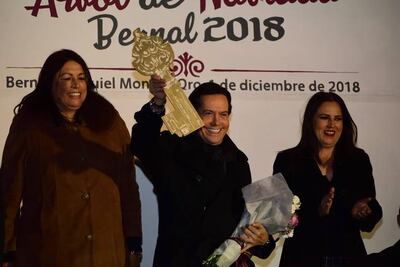 Origel recibe llave de la ciudad en Bernal