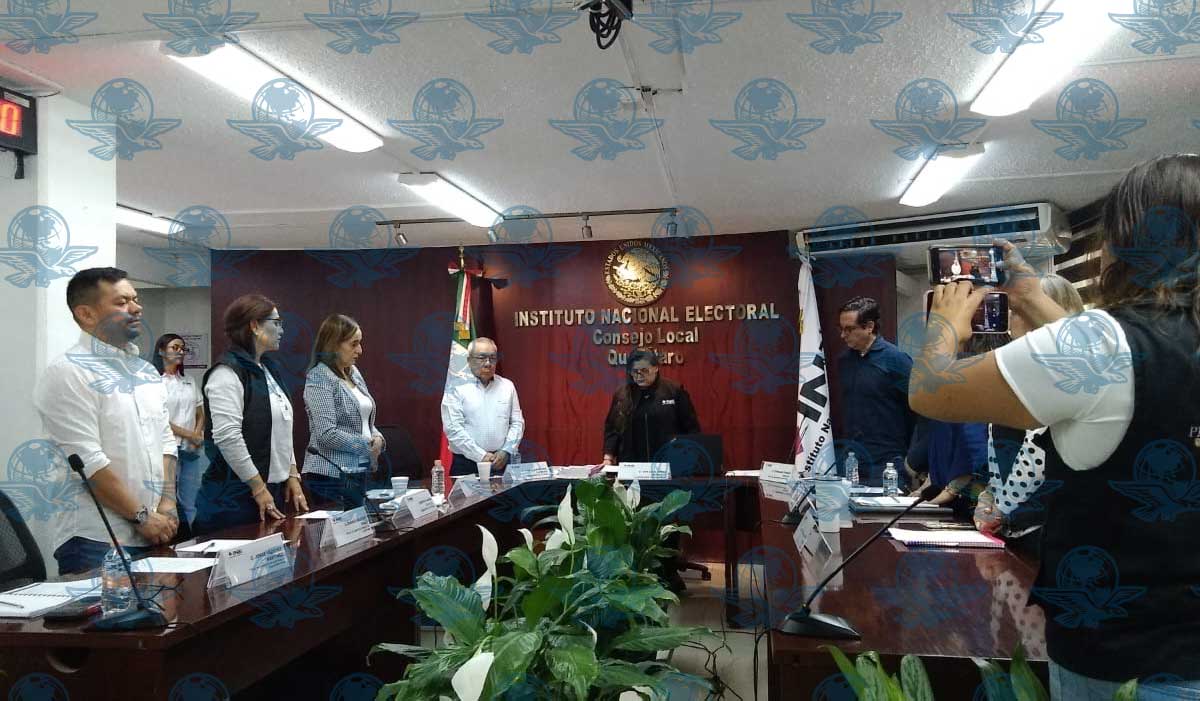 INE arranca jornada electoral con sesión permanente en Querétaro