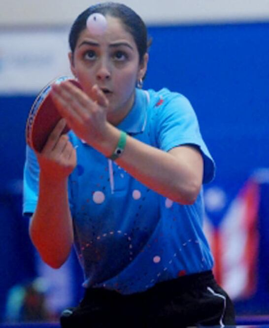 Silva, plaza olímpica en tenis de mesa