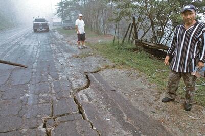 Landa, en alerta por deslaves