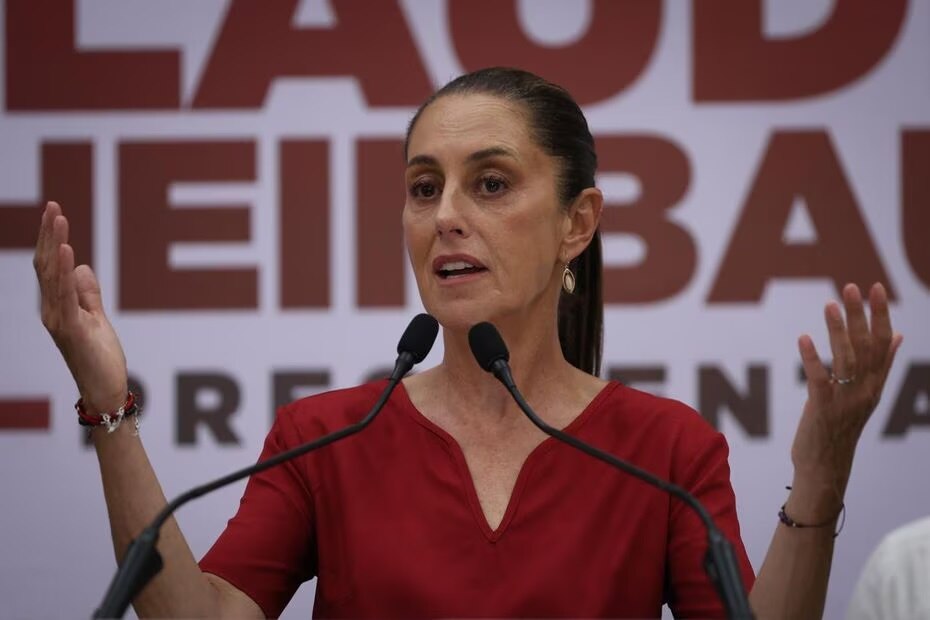 La candidata presidencial de la coalición Sigamos Haciendo Historia, Claudia Sheinbaum. Foto: Diego Simón / EL UNIVERSAL