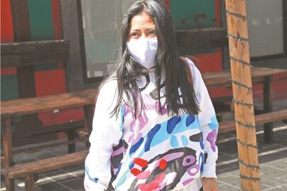 Así captamos a Yalitza en filmación con Mandoki