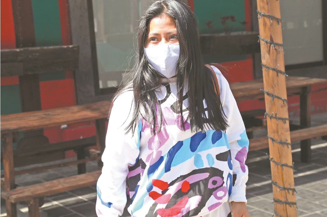 Así captamos a Yalitza en filmación con Mandoki