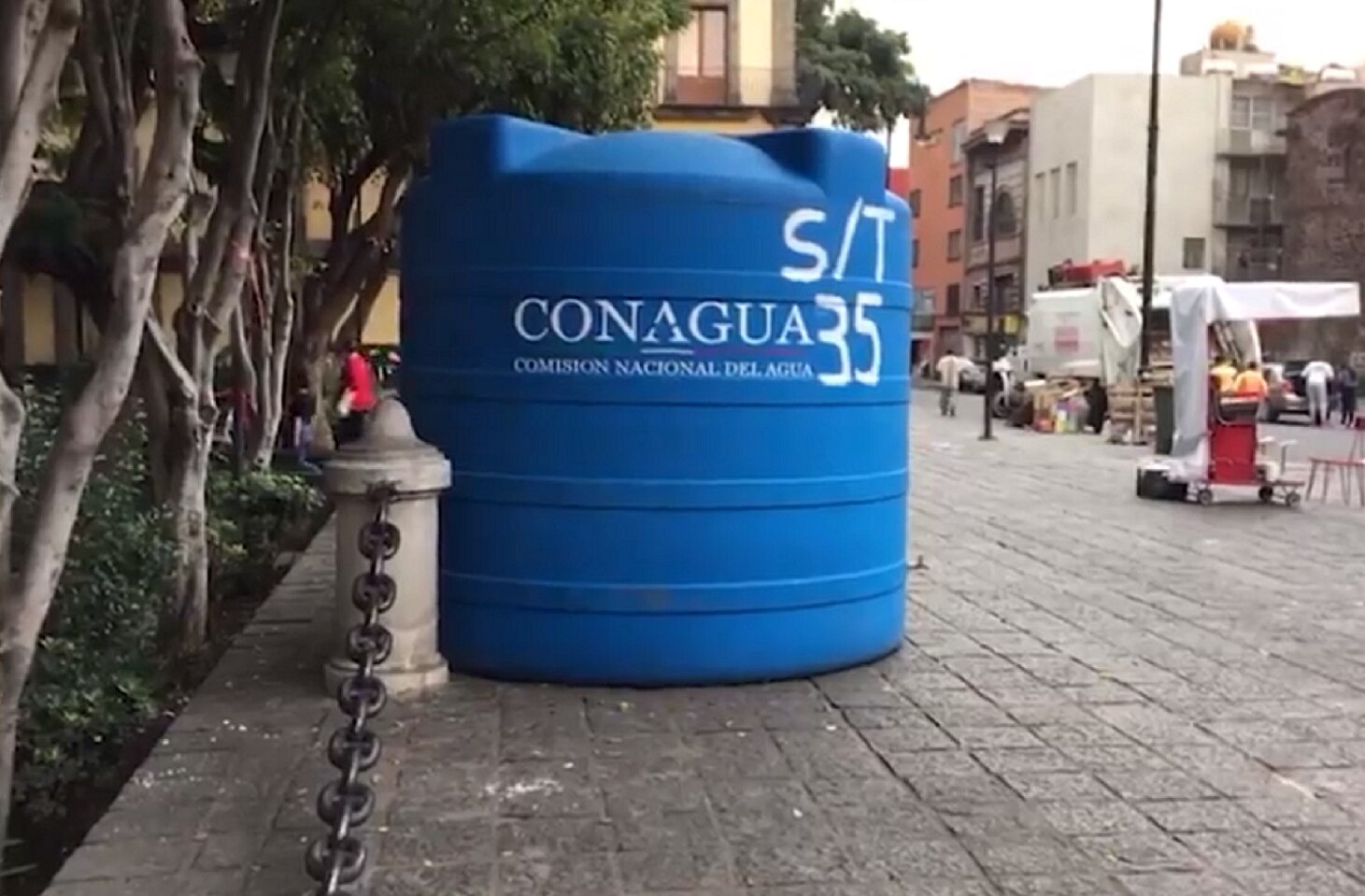 El viacrucis empieza, ya no hay agua en CDMX