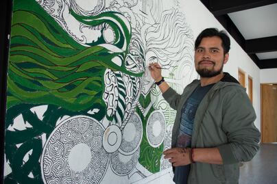 Dan color al Centro Cultural Ignacio Padilla