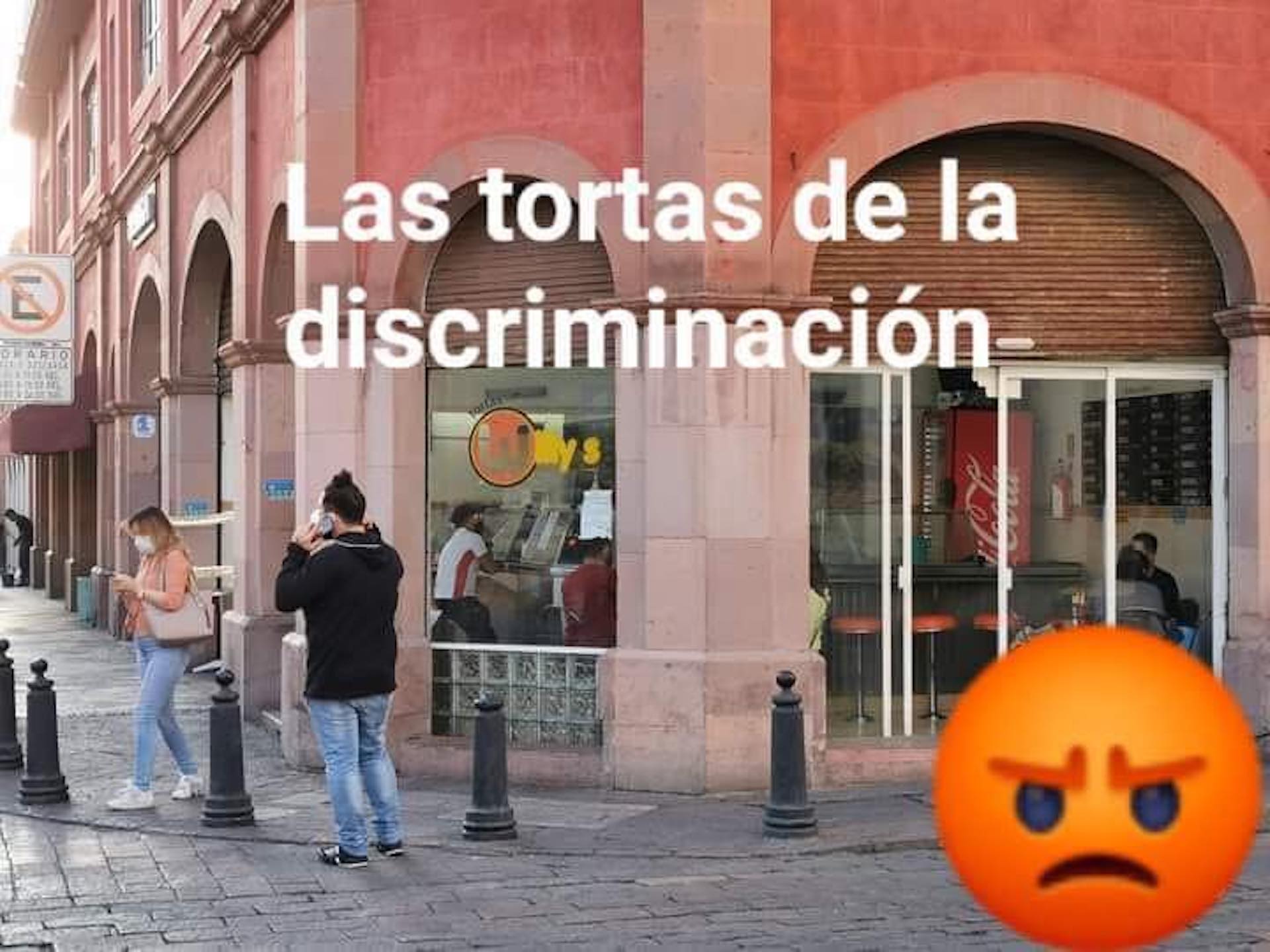 "Las tortas de la discriminación"; denuncian en redes sociales a comercio queretano