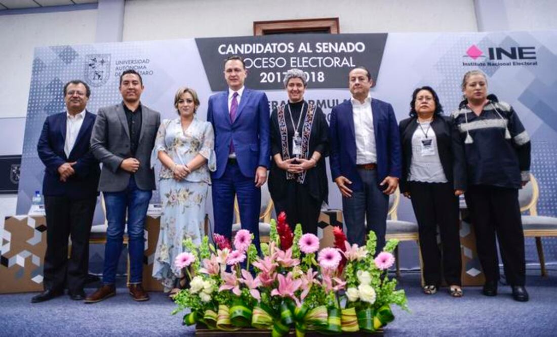 Los candidatos tuvieron el último debate en la UAQ. FOTO: ESPECIAL
