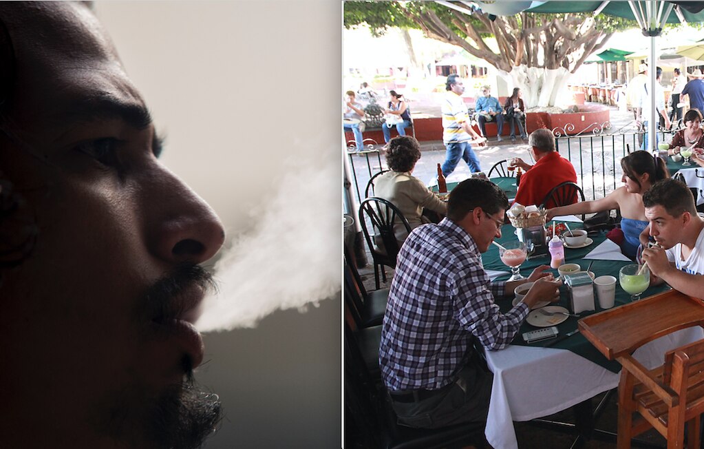 Restaurantes de Querétaro se manifiestan en contra de la ley antitabaco