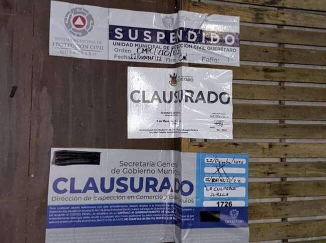 Clausuran La Culpable de Jurica por emplear a un menor de edad