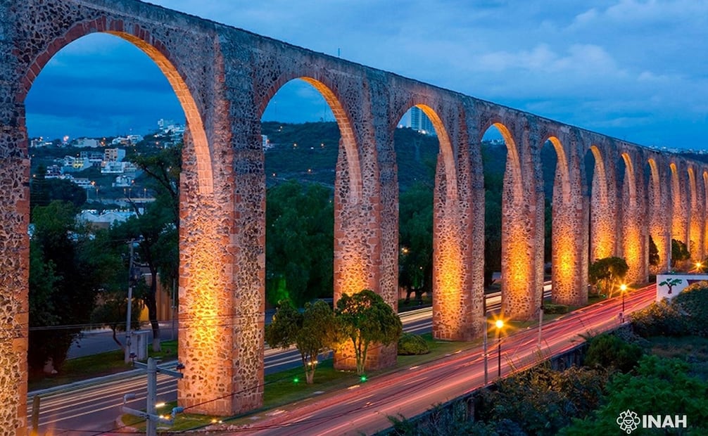 Los arcos del acueducto de Querétaro. Foto: INAH