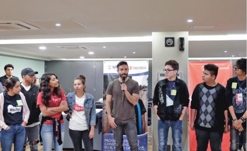 Jóvenes de ECPaz, de Save the Children, participaron en el Foro Latinoamericano para la Paz y la Participación Juvenil. (ESPECIAL)