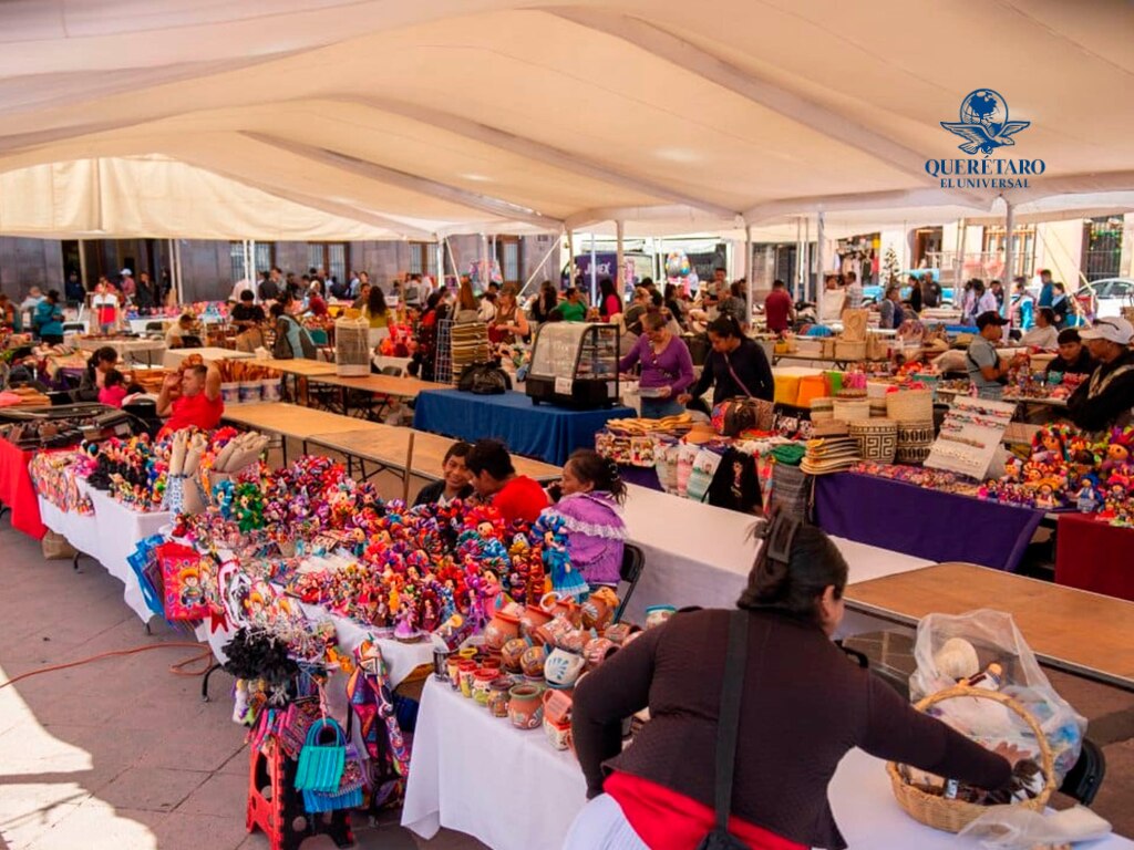 Instalan feria artesanal en el Jardín Guerrero