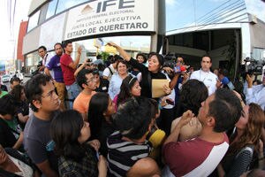 Protestan por falta de boletas electorales