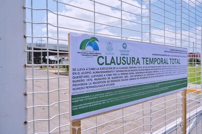 Clausuran planta de residuos operada por Broquers Ambiental en Querétaro
