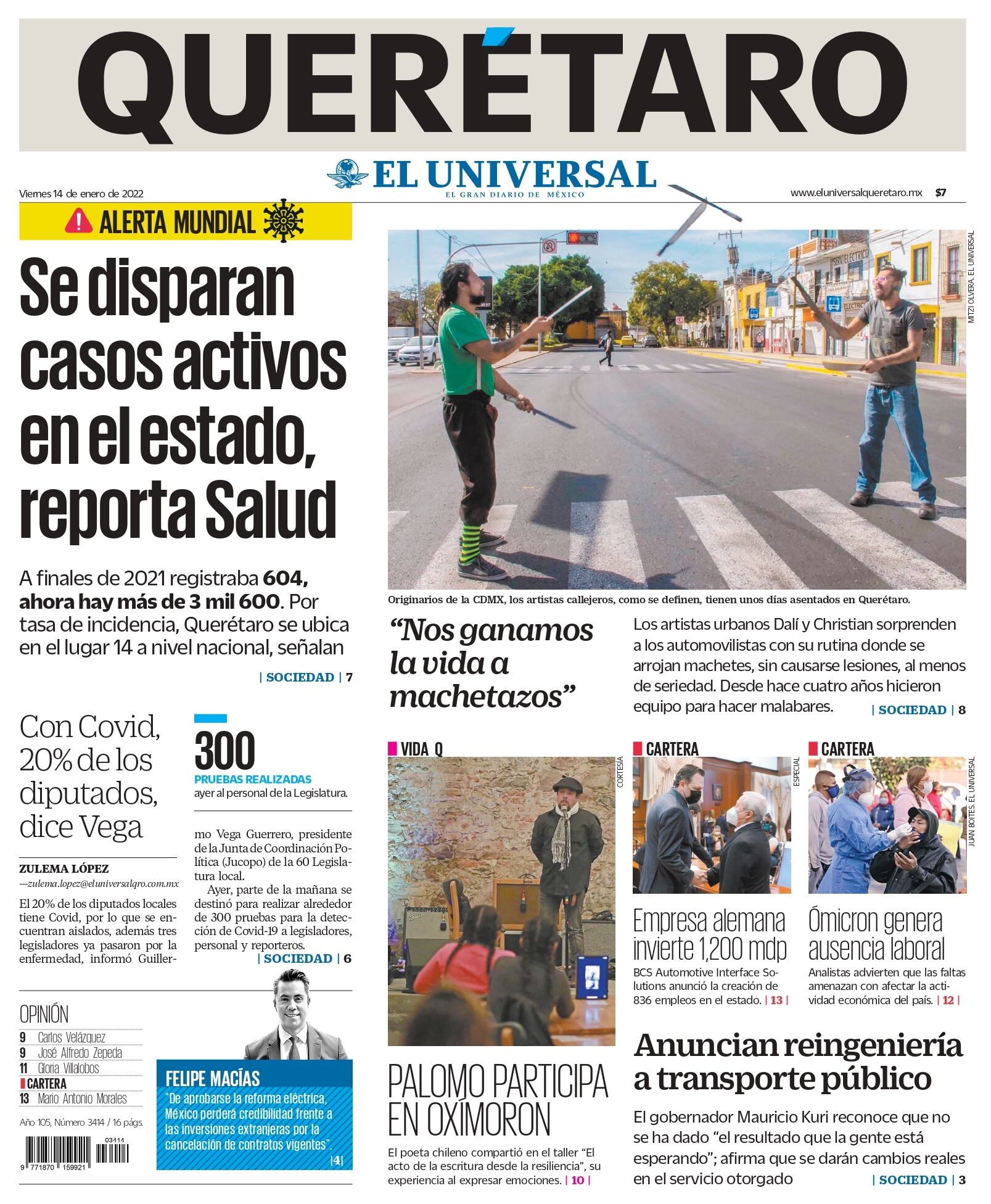 Portada 14 de enero de 2021