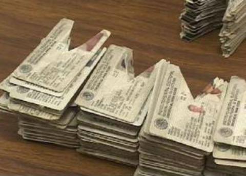 Destruyen formatos de credencial