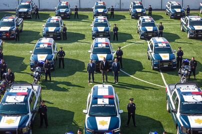 Entregan equipo nuevo a policías de la capital de Querétaro