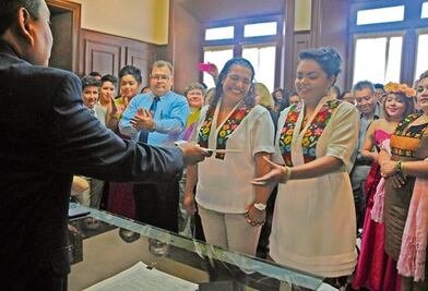 En marzo, análisis de uniones igualitarias