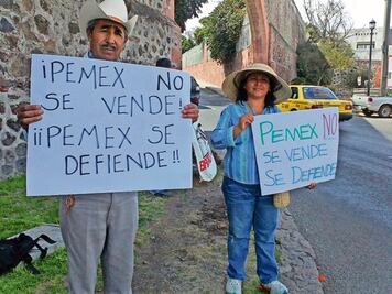 Contra ‘privatización’ de Pemex