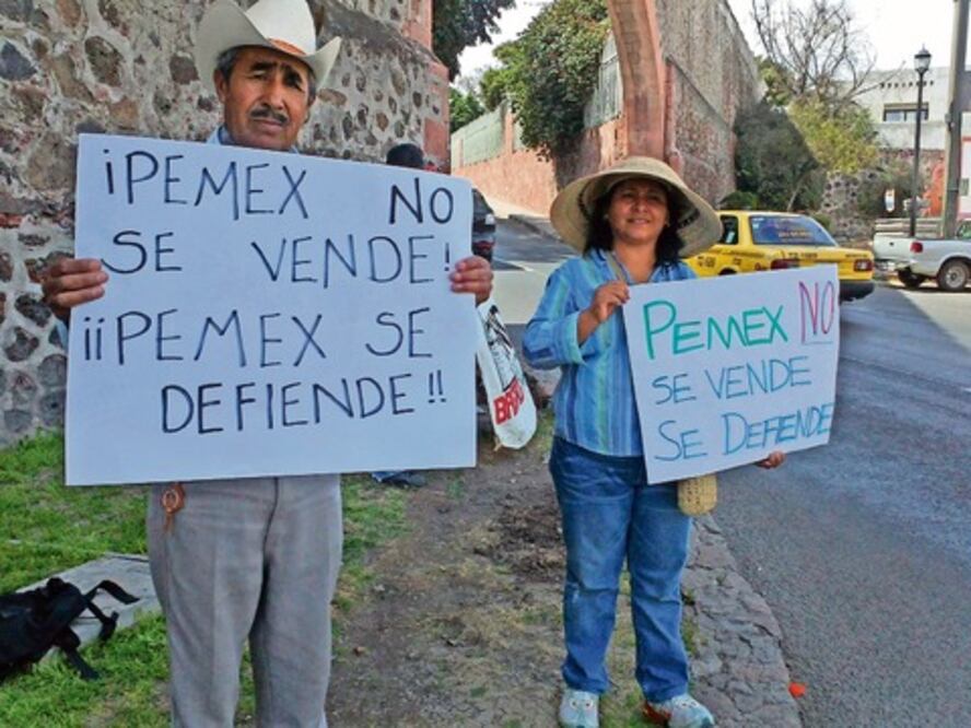 Contra ‘privatización’ de Pemex