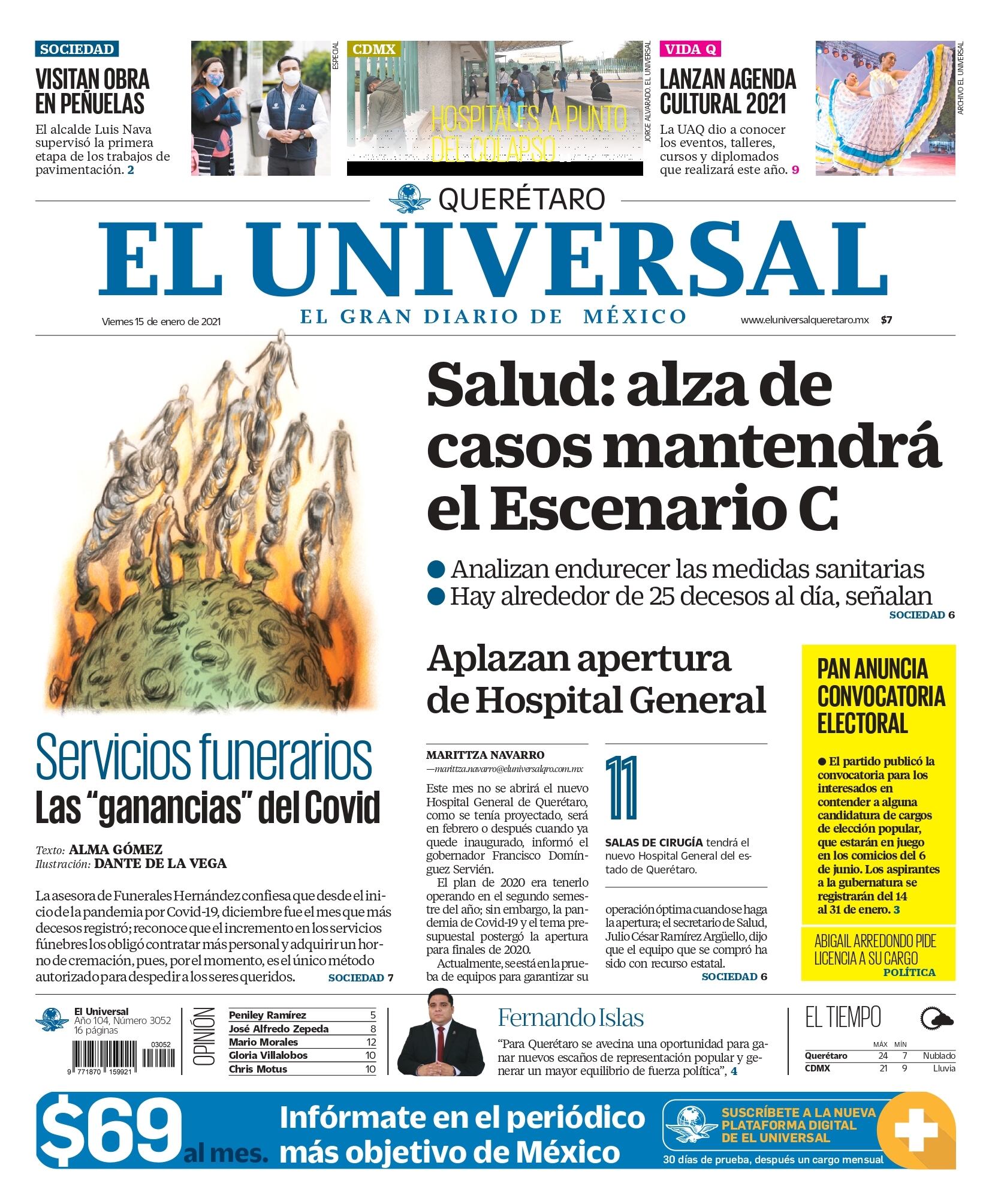Portada 15 de enero de 2021