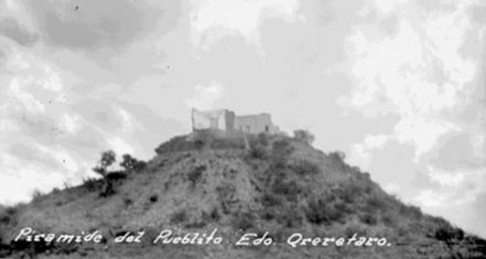 FOTO. Así se veía la pirámide de El Cerrito en Querétaro en 1925