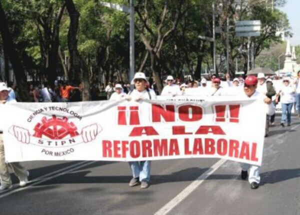 Trabajadores contra Reforma Laboral