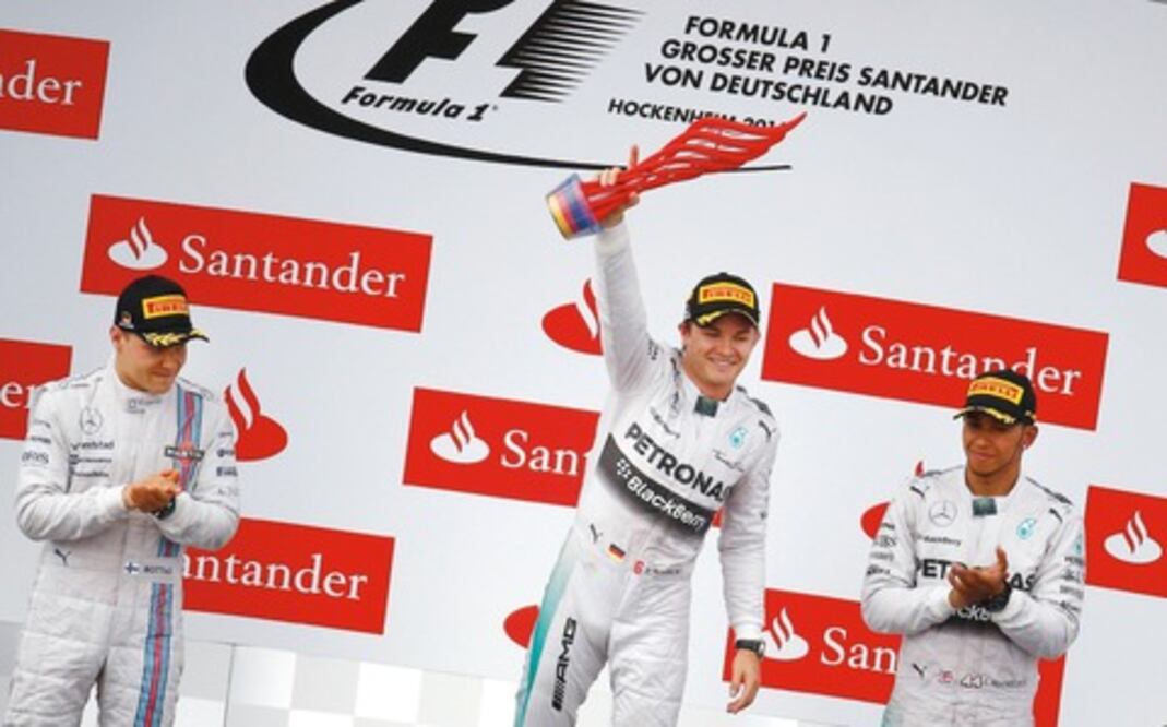 Rosberg sigue con festejos alemanes