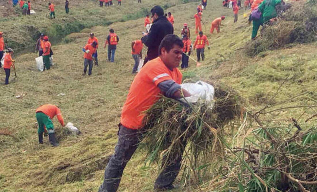 Reportan 60% de avance en limpieza de drenes