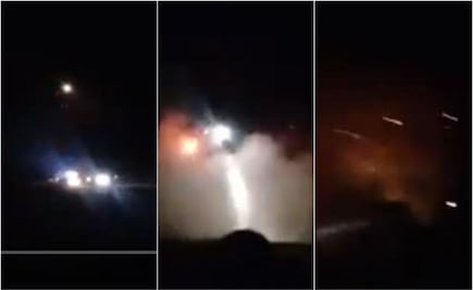 Captan en video "helicopterazo" de Oaxaca; tocó el suelo y avanzó a ras de tierra