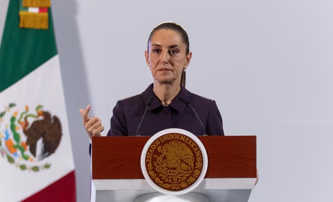 Claudia Sheinbaum aseguró que no está de acuerdo en que se trate a los migrantes como criminales. Foto: Hugo Salvador/EL UNIVERSAL