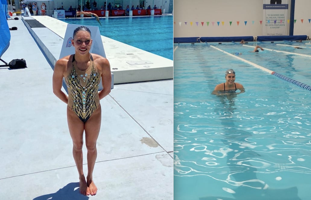 Nadadora queretana representa a México
