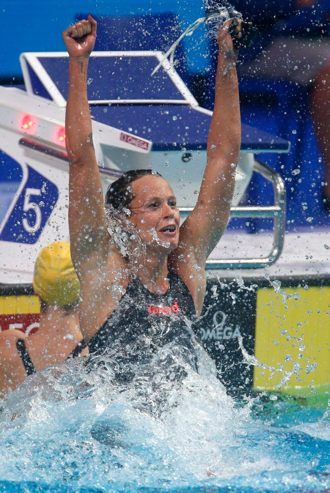 Pellegrini domina a favorita Ledecky