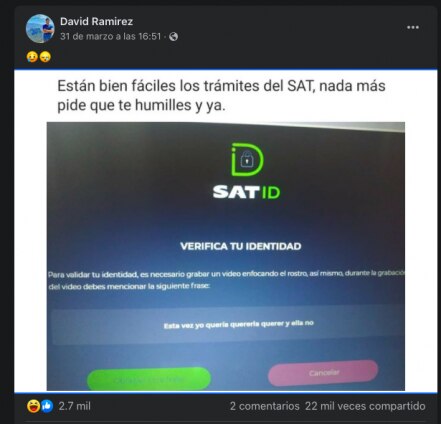 "El SAT quiere que te humilles"; la dependencia pidió a joven queretano leer un verso de Joaquín Sabina 