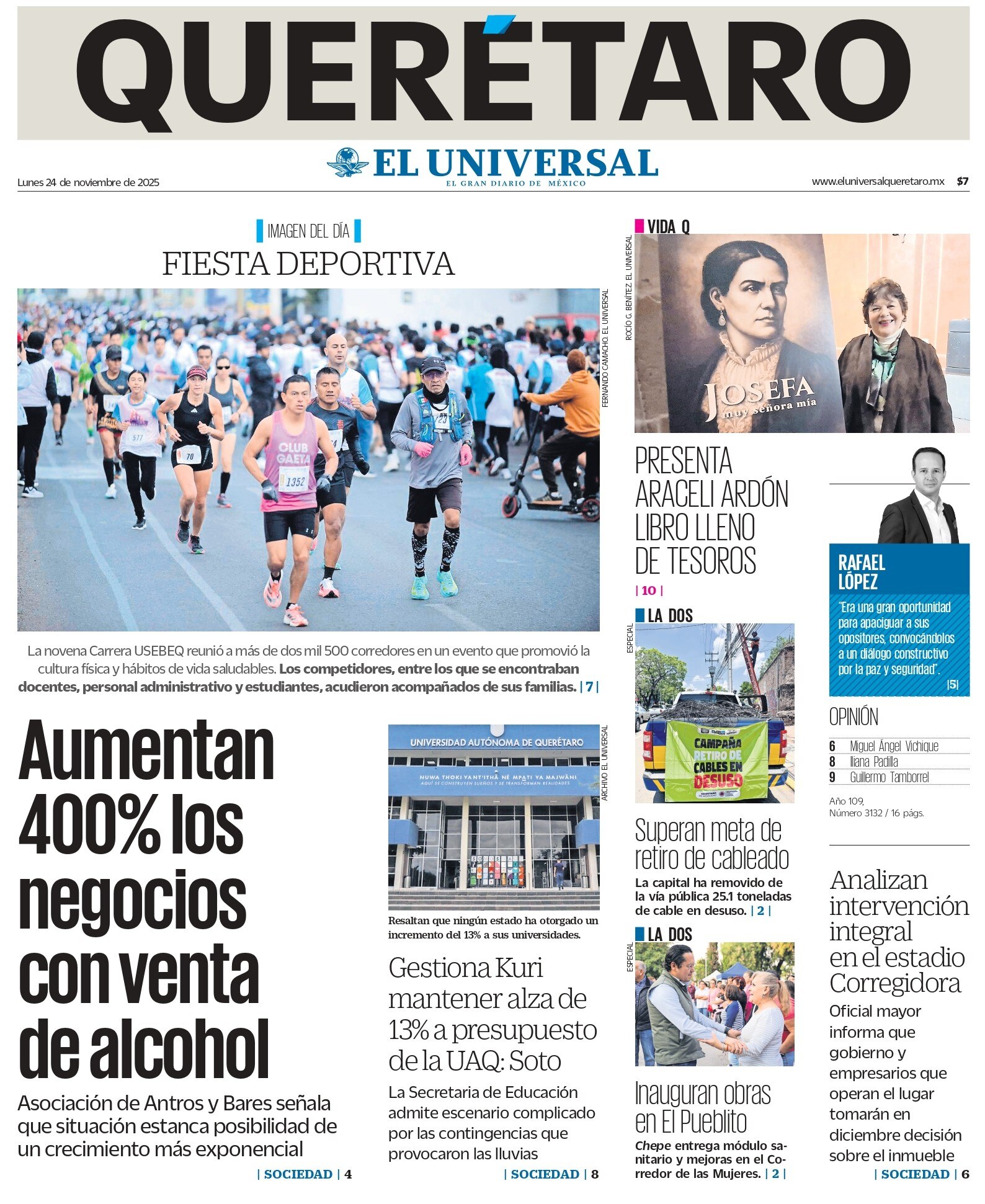 Portada 24 de noviembre de 2025