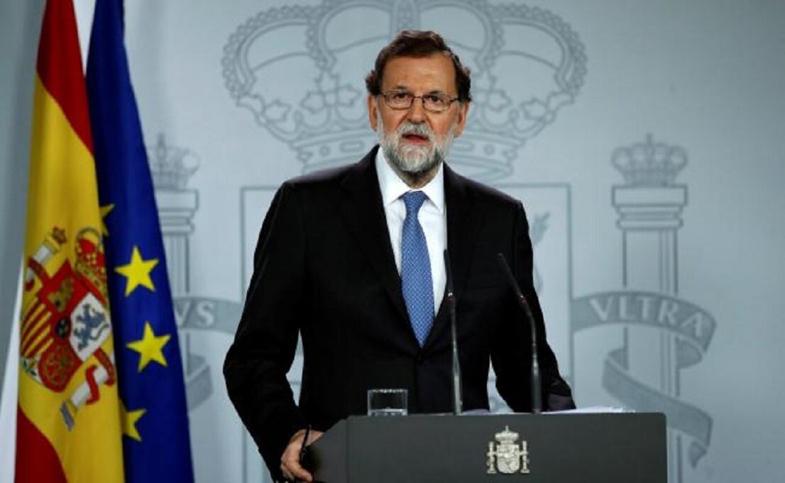 Rajoy disuelve Parlamento catalán; convoca elecciones regionales el 21 de diciembre