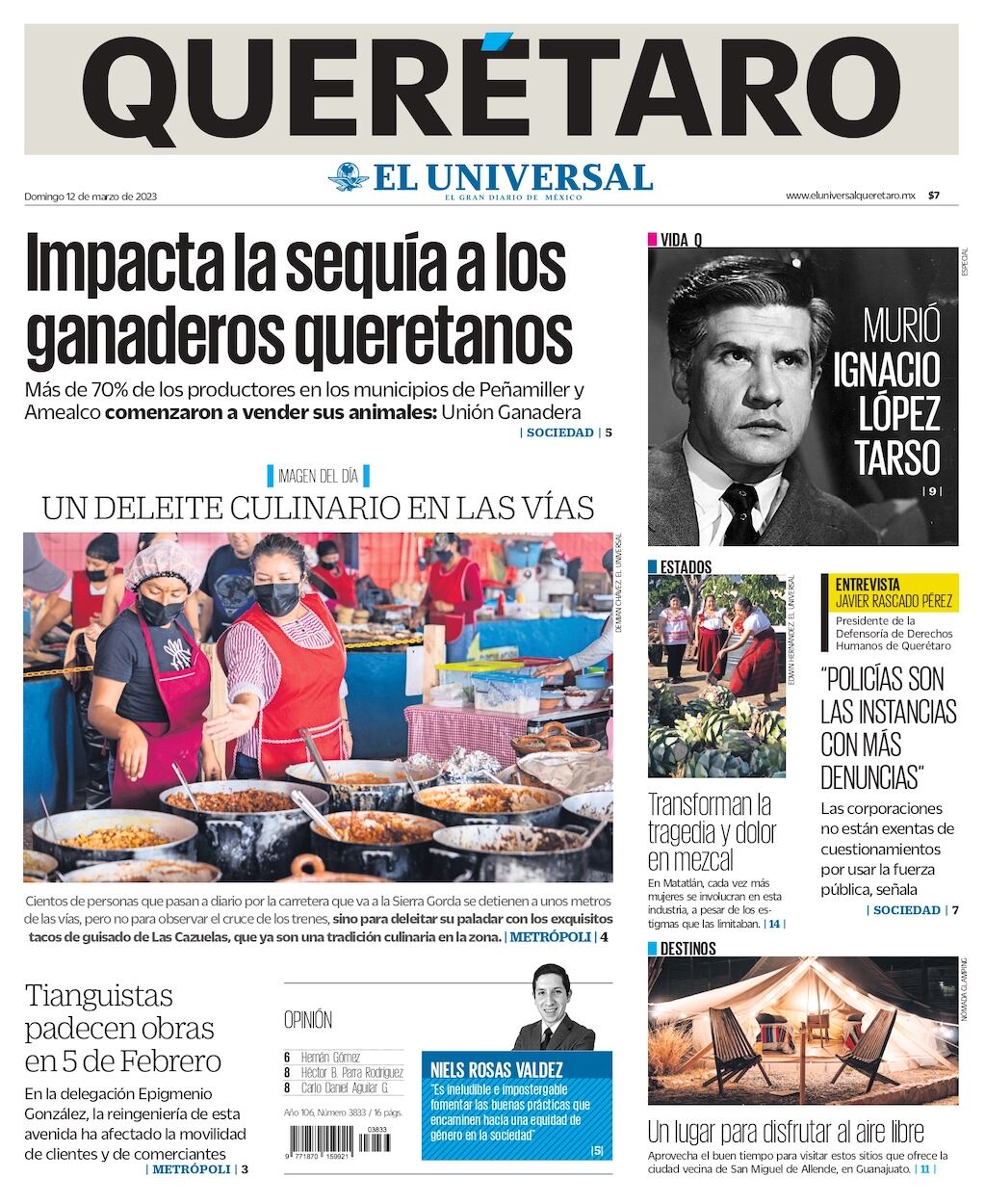 Portada 13 de marzo de 2023