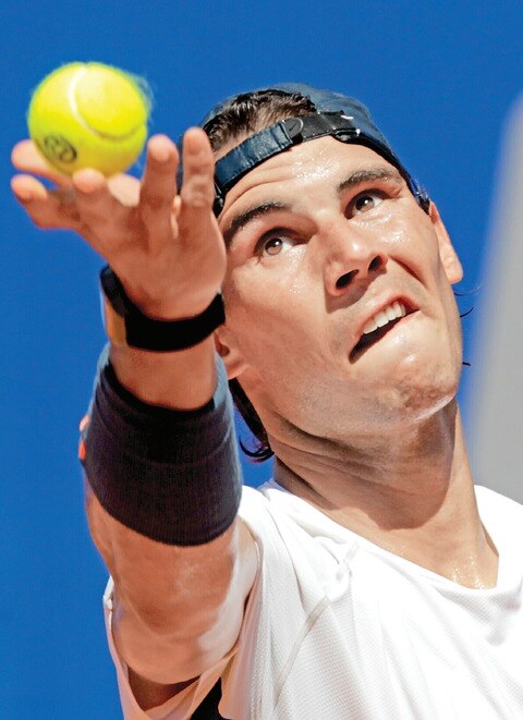 Debuta Nadal; aún no está al 100%