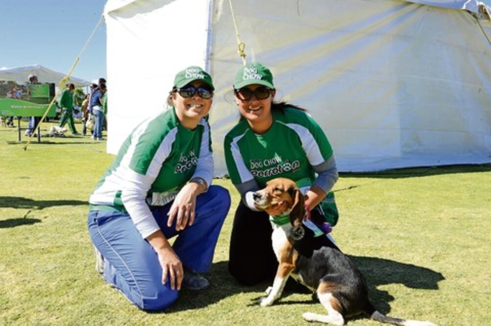 Compiten con sus mascotas 