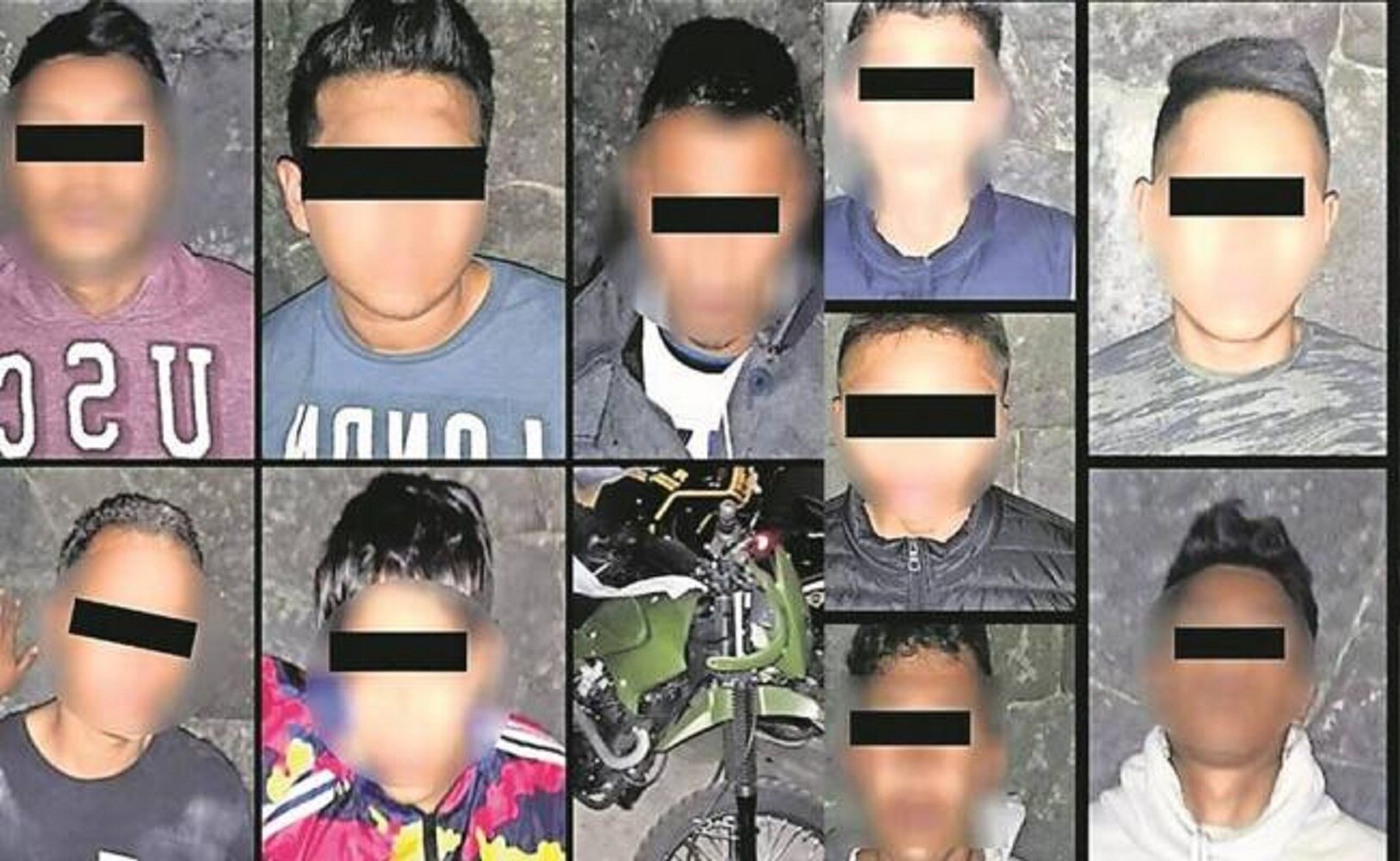 El martes pasado Jahir “N” fue capturado, junto con otros 13 sujetos, la mayoría adolescentes (ESPECIAL)