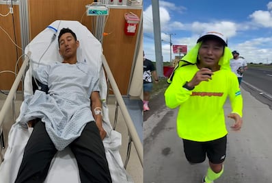Tras ser hospitalizado en Querétaro, Shin Fujiyama retoma su recorrido hacia Honduras