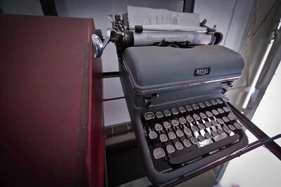 Las máquinas de escribir no pasan de moda